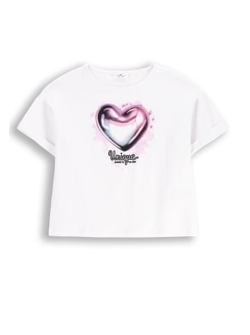 Coccodrillo T-Shirt mit kurzen Ärmeln in weiß