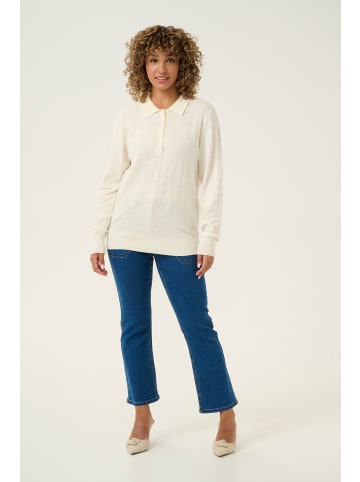 Cream Strickpullover CRDela Straight fit in Eggnog