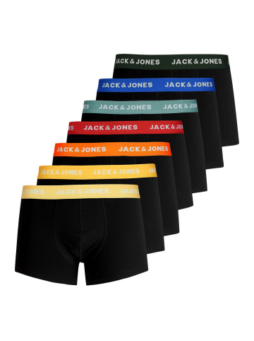 Jack and Jones 7er Pack Trunks in Schwarz