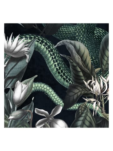 WALLPAPERS4BEGINNERS Tapete Dschungel in Blau - (W) 200 × (L) 280 cm