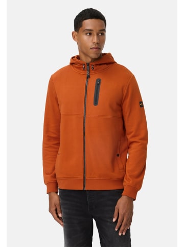 Camel Active Sweatjacke mit Kapuze in Zimt