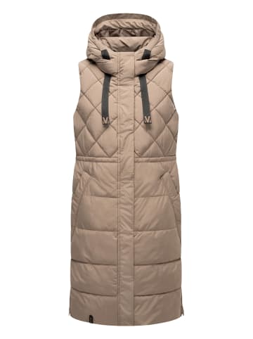 Marikoo Steppweste Narikaa 16 in Taupe Grey