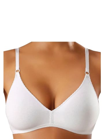 PETITE FLEUR Bralette-BH in marine+weiß