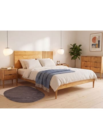 Beliani Doppelbett FLAVIGNAC in Braun - (W) 188 x (H) 90 x (L) 211 cm