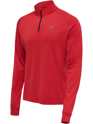 Newline Reißverschluss Sweatshirt Raglanärmel Men's Core Herren in TANGO RED