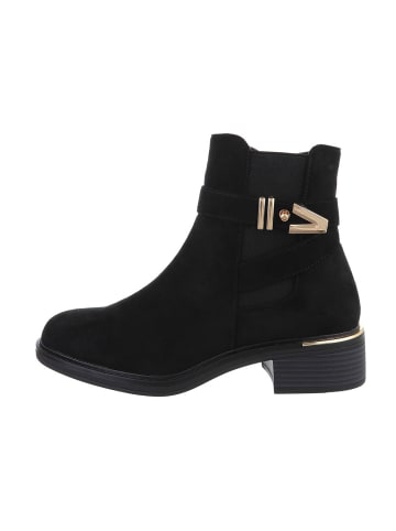 Ital-Design Stiefelette in Schwarz