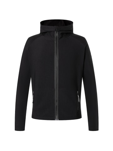 super.natural M ALPINE ACTIVE ZIP HOODIE in Schwarz