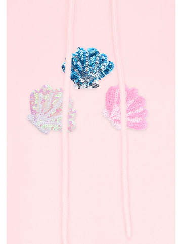 IZIA Women Hoodie in Light Rose