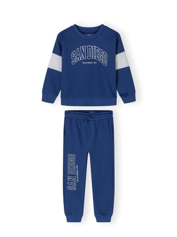 Minoti 2tlg. Set: Jogginganzug 23fleece130 in royalblau