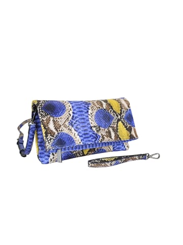 collezione alessandro Clutch und Umhängetasche " Holi Snake " in blau