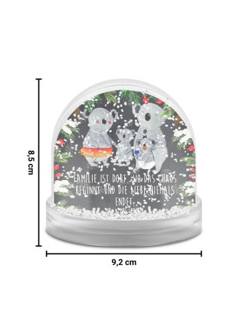 Mr. & Mrs. Panda wasserkugel Koala Familie mit Spruch in Kreidetafel