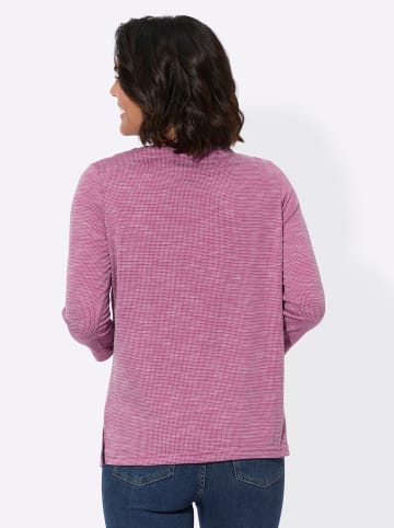 WITT WEIDEN 3/4-Arm-Shirt in erika-ecru-gemustert