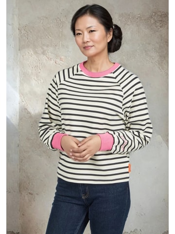 Salzhaut Sweatshirt UNSEBULK in Navy Offwhite