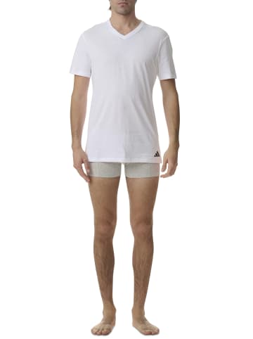 adidas T-Shirt T-Shirt Basic V-Neck 6P in White