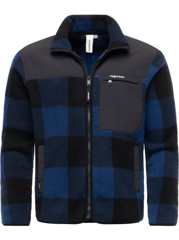 ragwear Plüschjacke Cherior in Navy