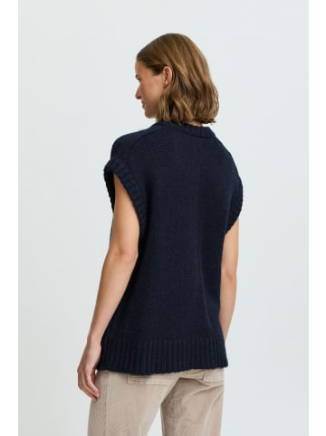 b. young BYOKSANA VEST - oversize in Navy Blazer Melange