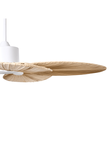 Beliani Ventilator MAMMOTH in /Weiß - (W) 122 x (H) 47 x (L) 122 cm