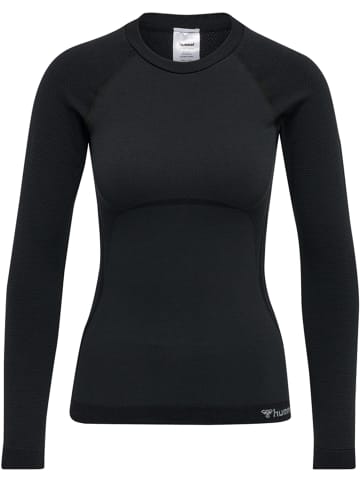 Hummel T-Shirt Hmlclea Multisport Damen in BLACK MELANGE