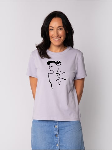 wat? Apparel T-Shirt Self love in Lavender
