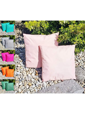JACK Outdoor Dekokissen 45x45cm inkl. Füllung in Rosa