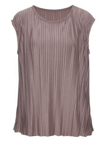 LASCANA Pliseetop in taupe
