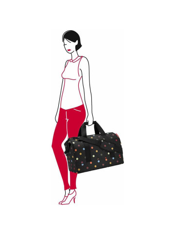 Reisenthel travelling allrounder L - Reisetasche 48 cm (smiley grey) in dots
