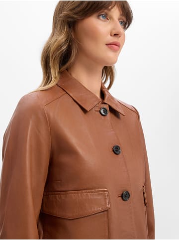 More & More Lederjacke in braun
