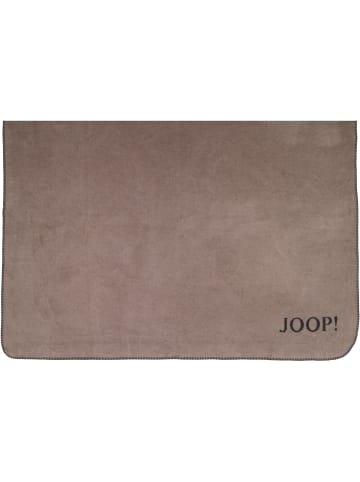 JOOP! JOOP! Wohndecken Uni-Doubleface taupe-anthrazit in taupe-anthrazit