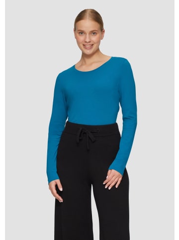 s.Oliver T-Shirt langarm in Petrol