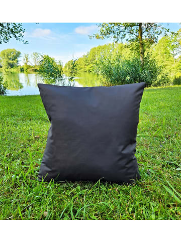 JACK 1x Outdoor Kissenhülle 50x50cm Uni in Anthrazit