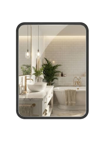 SONGMICS Standspiegel Aileas in Schwarz - (B)30 x (H)40 x (T)1.3 cm