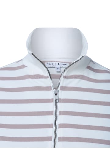 Marie Lund Sweatshirt in braun ecru - 0005