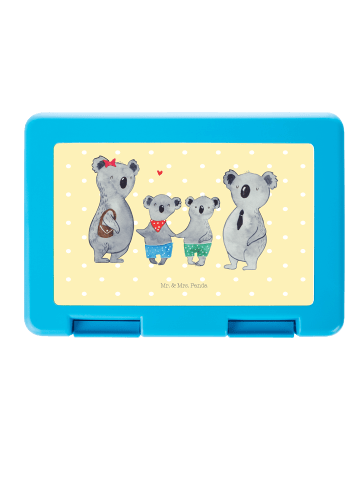 Mr. & Mrs. Panda Bento Box Koala Familie zwei ohne Spruch in Gelb Pastell