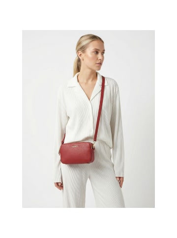 Lazarotti Bologna Leather Umhängetasche Camera-Bag Leder Double-Zip 18 cm red