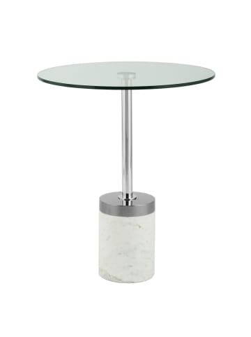 Kayoom Beistelltisch Lana in silber - weiß