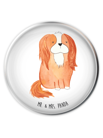 Mr. & Mrs. Panda Abflussstöpsel Hund Cavalier King Charles Spani... in Weiß