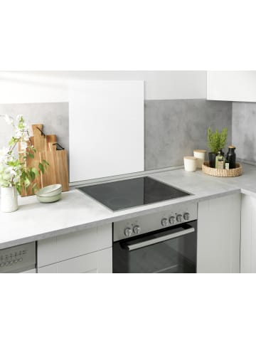 Wenko Schutzplatte aus Glas SPLASHBACK in Weiß, (B) 60 x (H) 0,4 x (L) 70 cm