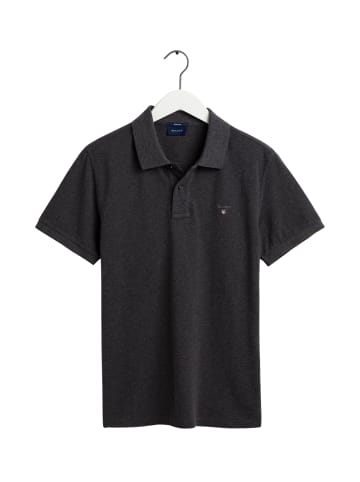 Gant Poloshirt 'ORIGINAL PIQUE RUGGER' in dunkelgrau