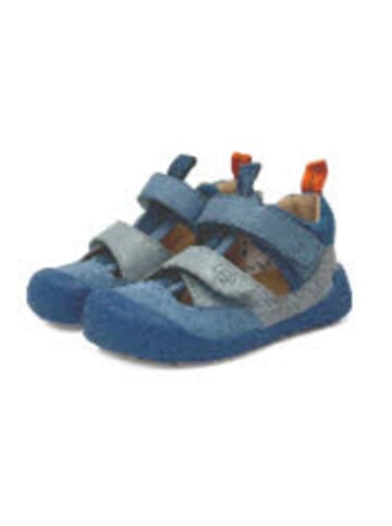 Affenzahn Sandalen Kinder Lauflerner Sandale Leder Freely Elefant in Blau