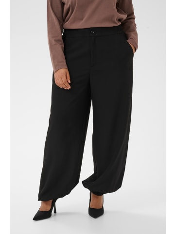 KAFFE curve Casual Hose KCyasmina Loose fit in Black Deep CC.