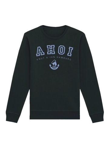 F4NT4STIC Unisex Sweatshirt Ahoi Knut & Jan Hamburg in schwarz