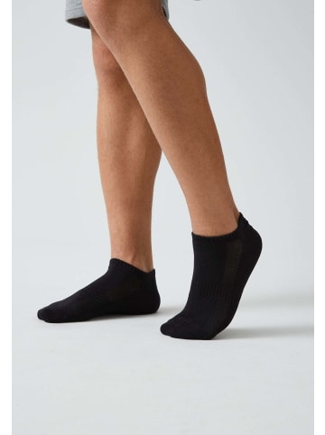 SNOCKS Sneaker Socken aus Bio-Baumwolle in Schwarz