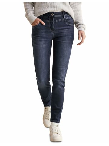 Cecil Slim Fit Jeans für Damen in dunkel-blau