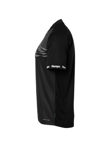 Kempa Trainings-T-Shirt WAVE 26 Kids in schwarz/anthra