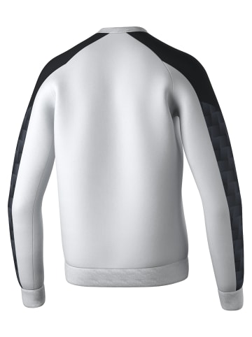 erima Sweatshirt in weiss/schwarz