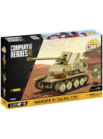 Cobi Modellbauset Klemmbausteine 3050 Marder III (SD.KFZ.139) - ab 9 Jahre