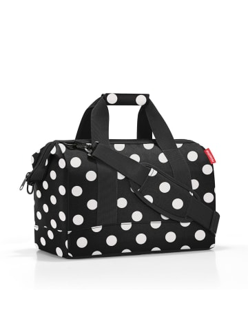 Reisenthel travelling allrounder M - Reisetasche 40 cm in dots white