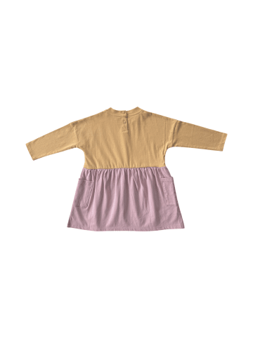 Lotta&Emil LANGARM KLEID curry