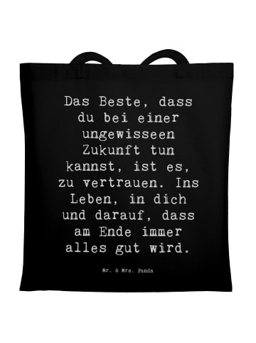 Mr. & Mrs. Panda Tasche Spruch Neuen Technologien begegnen mit S... in Schwarz