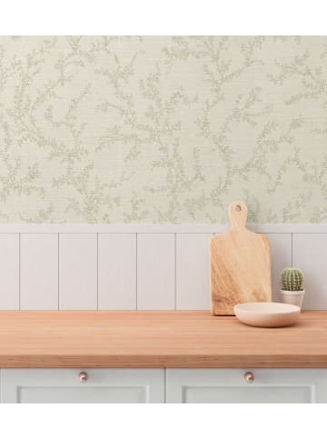 A.S. Création Tapete Leafy Grace in Elfenbein